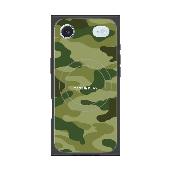 Premium Square Case with MagSafe［ Camouflage - Green ］