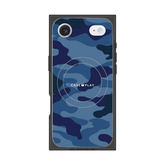 Premium Square Case with MagSafe［ Camouflage - Blue ］