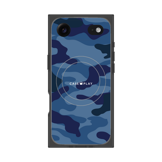 Premium Square Case with MagSafe［ Camouflage - Blue ］