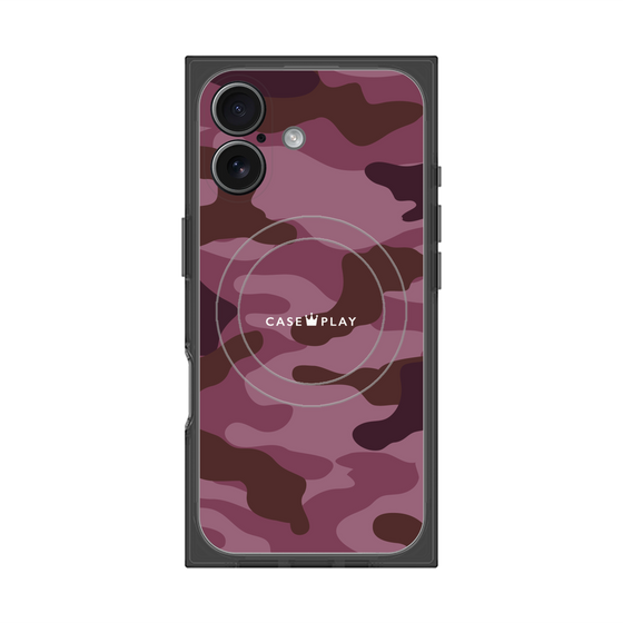 Premium Square Case with MagSafe［ Camouflage - Pink ］