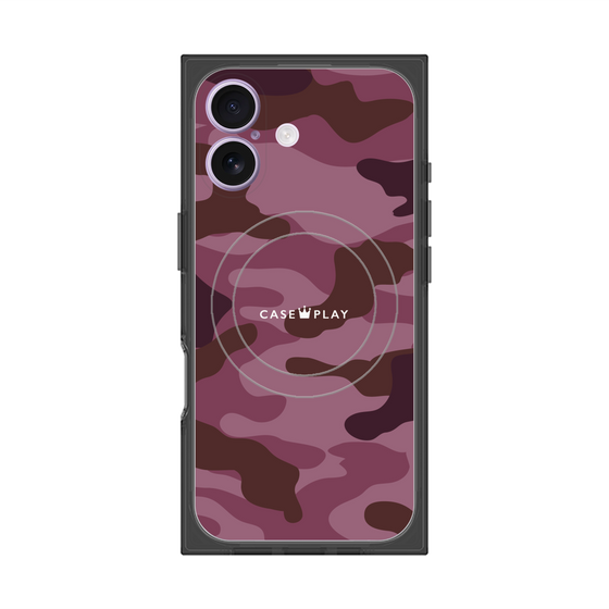 Premium Square Case with MagSafe［ Camouflage - Pink ］