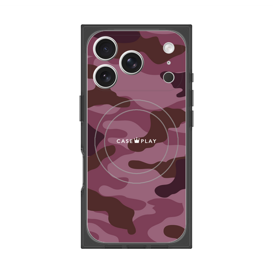 Premium Square Case with MagSafe［ Camouflage - Pink ］