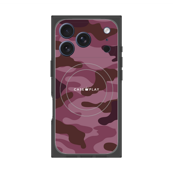 Premium Square Case with MagSafe［ Camouflage - Pink ］