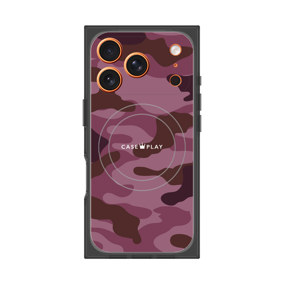 Premium Square Case with MagSafe［ Camouflage - Pink ］