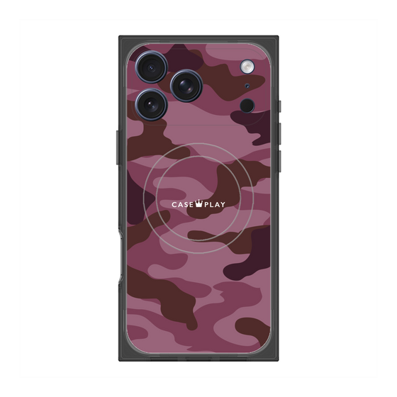 Premium Square Case with MagSafe［ Camouflage - Pink ］