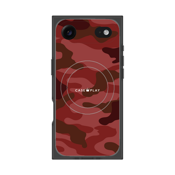 Premium Square Case with MagSafe［ Camouflage - Red ］