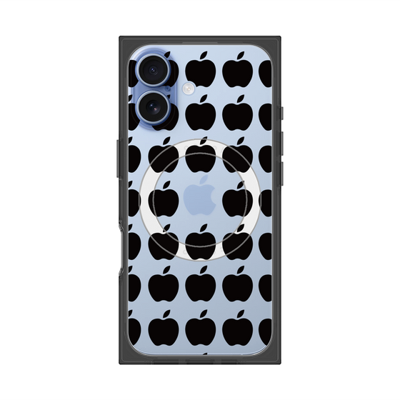 Premium Square Case with MagSafe［ Apple - Black ］