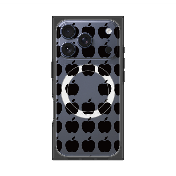 Premium Square Case with MagSafe［ Apple - Black ］