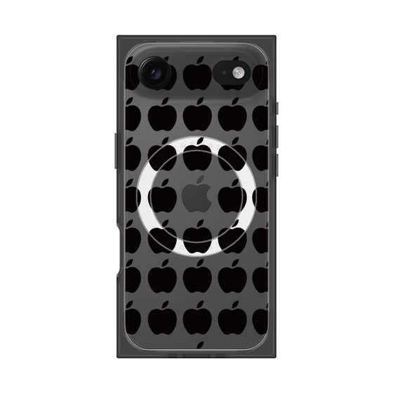 Premium Square Case with MagSafe［ Apple - Black ］