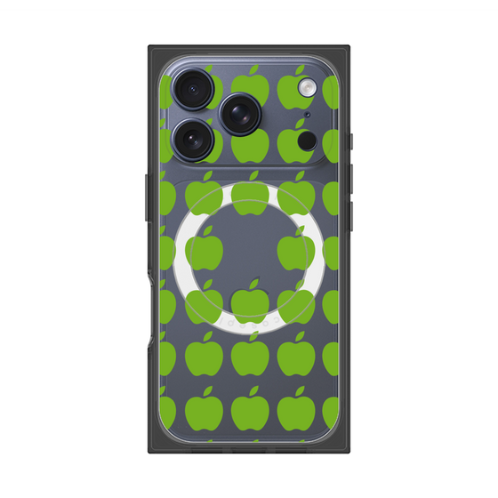 Premium Square Case with MagSafe［ Apple - Green ］