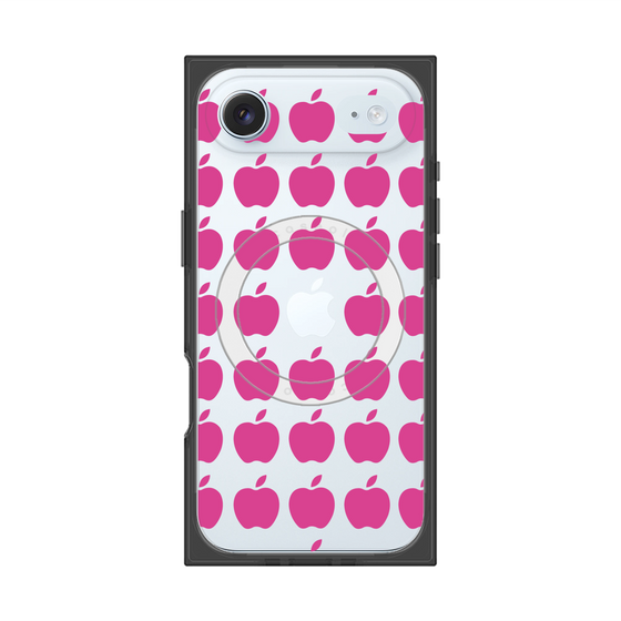 Premium Square Case with MagSafe［ Apple - Pink ］