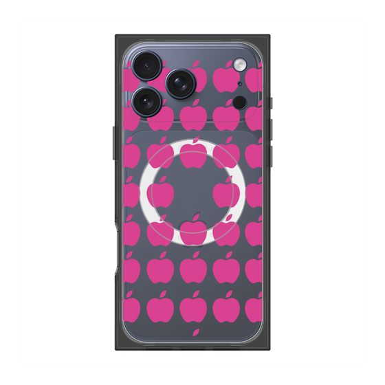 Premium Square Case with MagSafe［ Apple - Pink ］