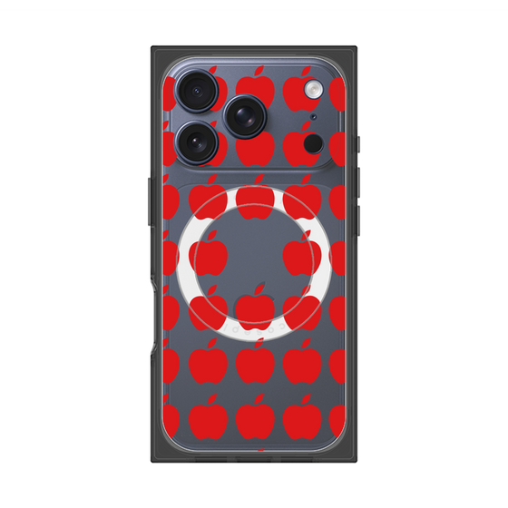 Premium Square Case with MagSafe［ Apple - Red ］