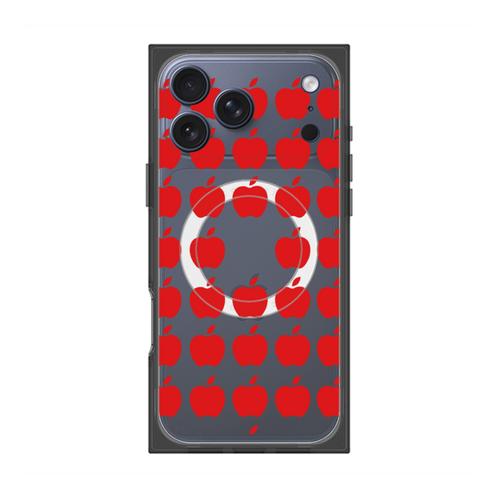 Premium Square Case with MagSafe［ Apple - Red ］