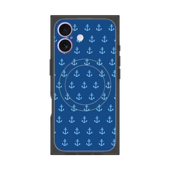 Premium Square Case with MagSafe［ Anchor - Blue ］