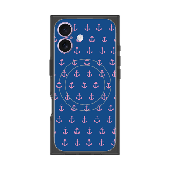 Premium Square Case with MagSafe［ Anchor - Pink ］