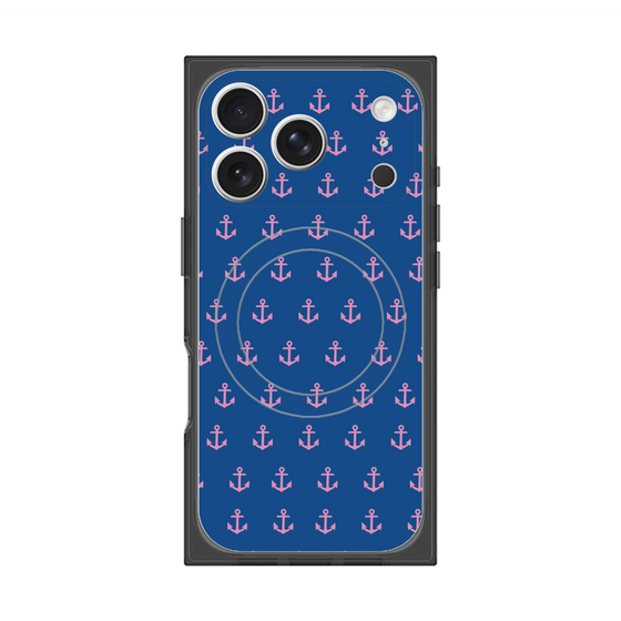 Premium Square Case with MagSafe［ Anchor - Pink ］