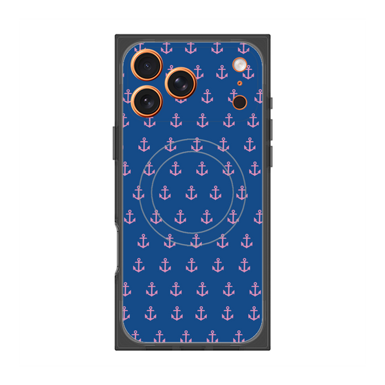 Premium Square Case with MagSafe［ Anchor - Pink ］