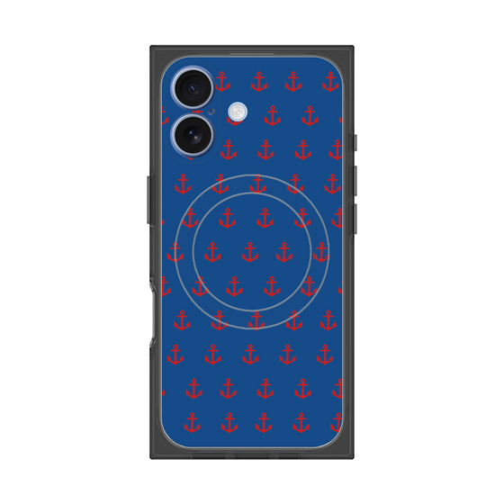 Premium Square Case with MagSafe［ Anchor - Red ］