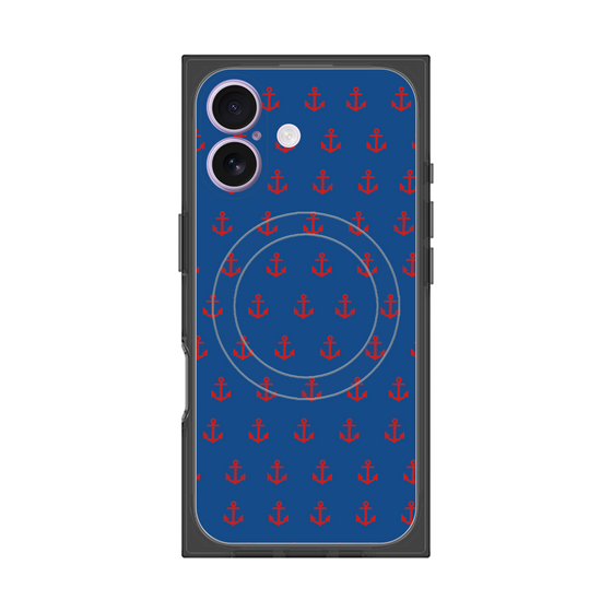 Premium Square Case with MagSafe［ Anchor - Red ］