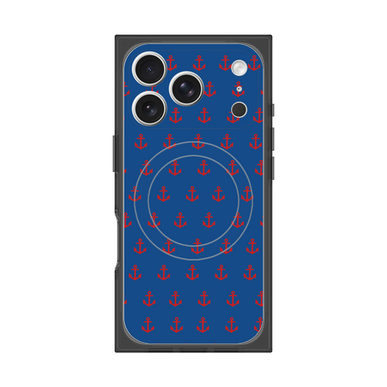 Premium Square Case with MagSafe［ Anchor - Red ］