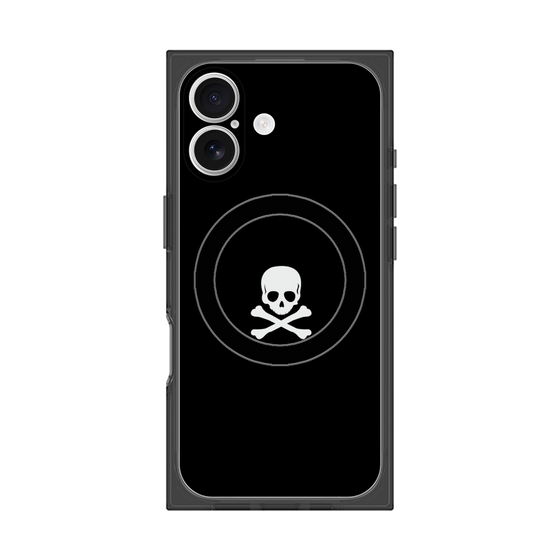 Premium Square Case with MagSafe［ Skull - Black ］
