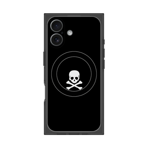 Premium Square Case with MagSafe［ Skull - Black ］