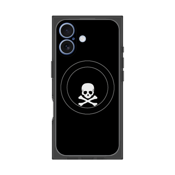 Premium Square Case with MagSafe［ Skull - Black ］