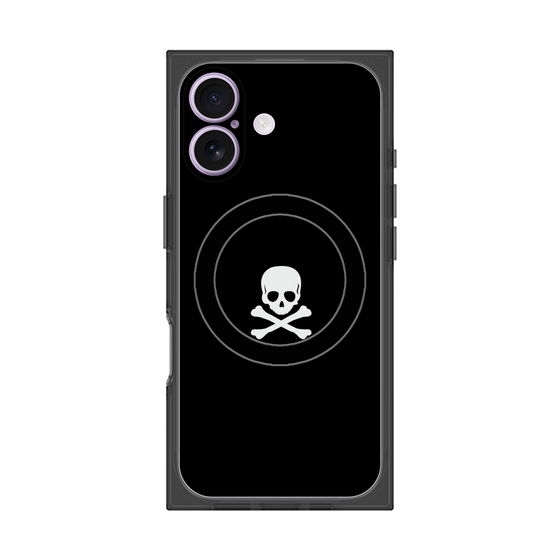 Premium Square Case with MagSafe［ Skull - Black ］