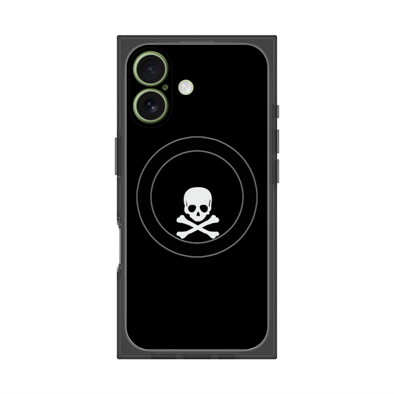 Premium Square Case with MagSafe［ Skull - Black ］