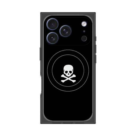 Premium Square Case with MagSafe［ Skull - Black ］