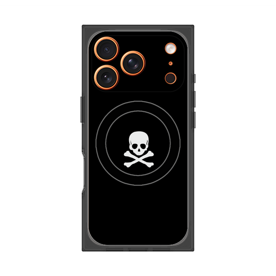 Premium Square Case with MagSafe［ Skull - Black ］