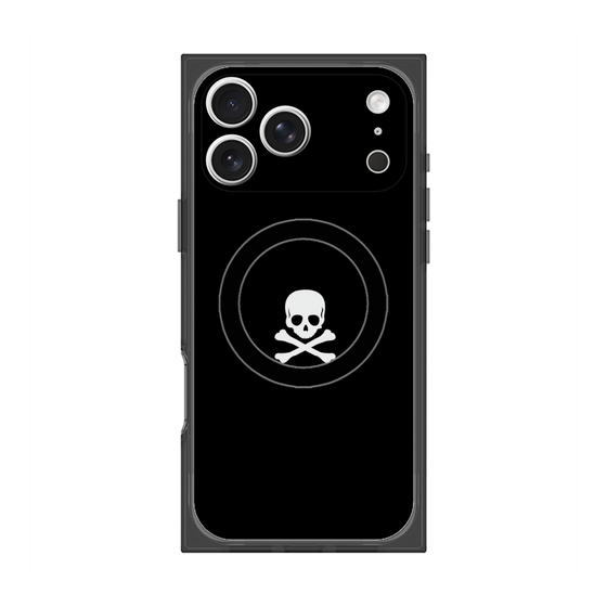 Premium Square Case with MagSafe［ Skull - Black ］