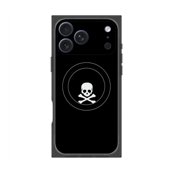 Premium Square Case with MagSafe［ Skull - Black ］