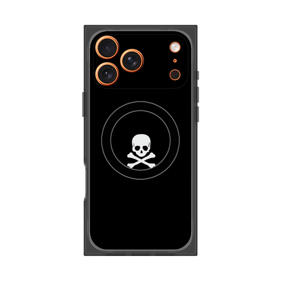 Premium Square Case with MagSafe［ Skull - Black ］