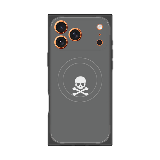 Premium Square Case with MagSafe［ Skull - Gray ］