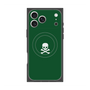 Premium Square Case with MagSafe［ Skull - Green ］