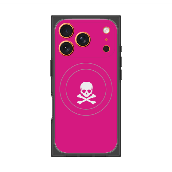 Premium Square Case with MagSafe［ Skull - Pink ］