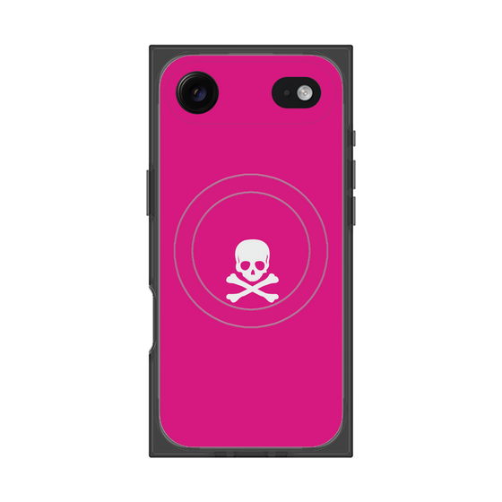 Premium Square Case with MagSafe［ Skull - Pink ］