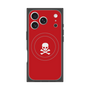 Premium Square Case with MagSafe［ Skull - Red ］