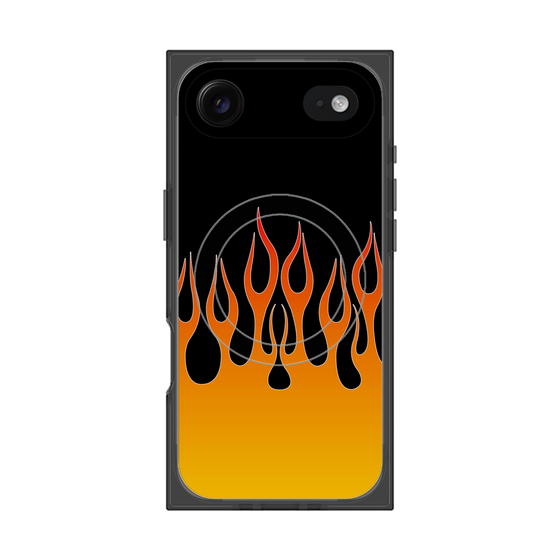 Premium Square Case with MagSafe［ Flame - Orange ］