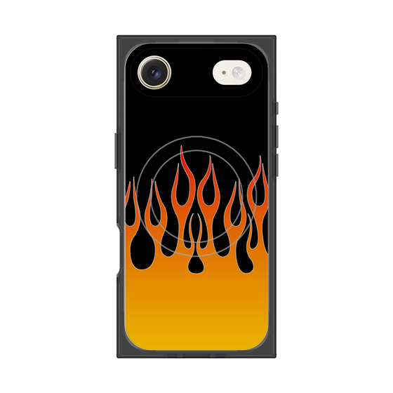 Premium Square Case with MagSafe［ Flame - Orange ］