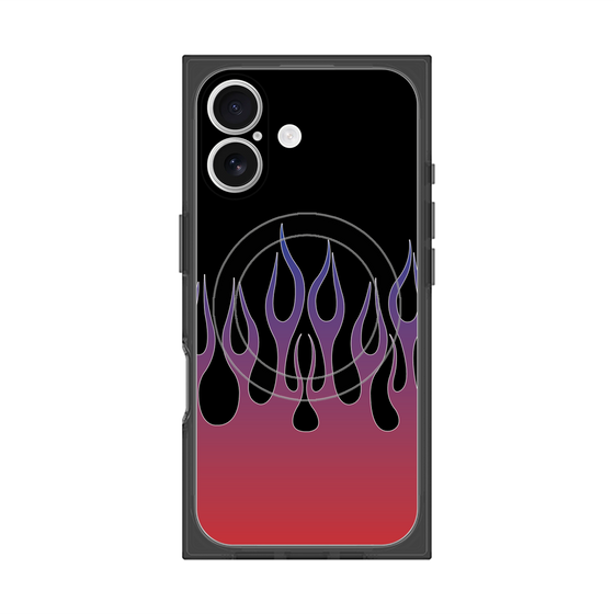 Premium Square Case with MagSafe［ Flame - Red ］