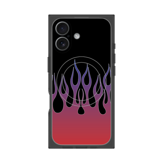 Premium Square Case with MagSafe［ Flame - Red ］