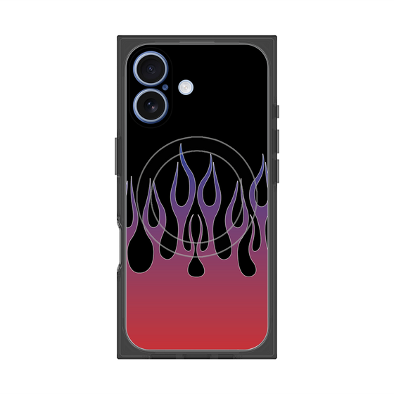 Premium Square Case with MagSafe［ Flame - Red ］