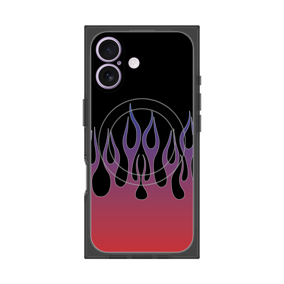 Premium Square Case with MagSafe［ Flame - Red ］