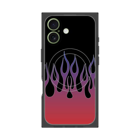 Premium Square Case with MagSafe［ Flame - Red ］