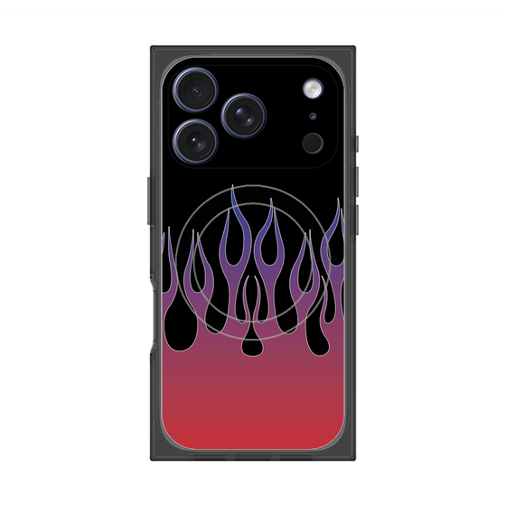 Premium Square Case with MagSafe［ Flame - Red ］