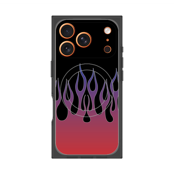 Premium Square Case with MagSafe［ Flame - Red ］