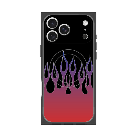 Premium Square Case with MagSafe［ Flame - Red ］